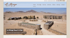 Desktop Screenshot of mirage-lodge.com